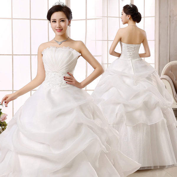 ✨ Spring & Fall Wedding Dress 2025 – Timeless Lace Gown for New Brides! ✨