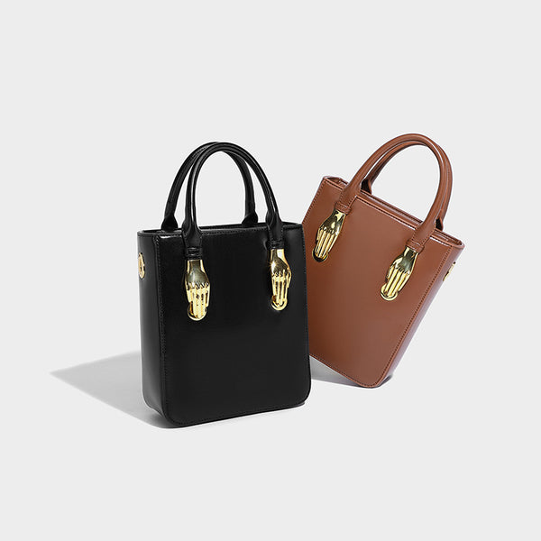 Metal Handbag Shoulder Crossbody Female Student