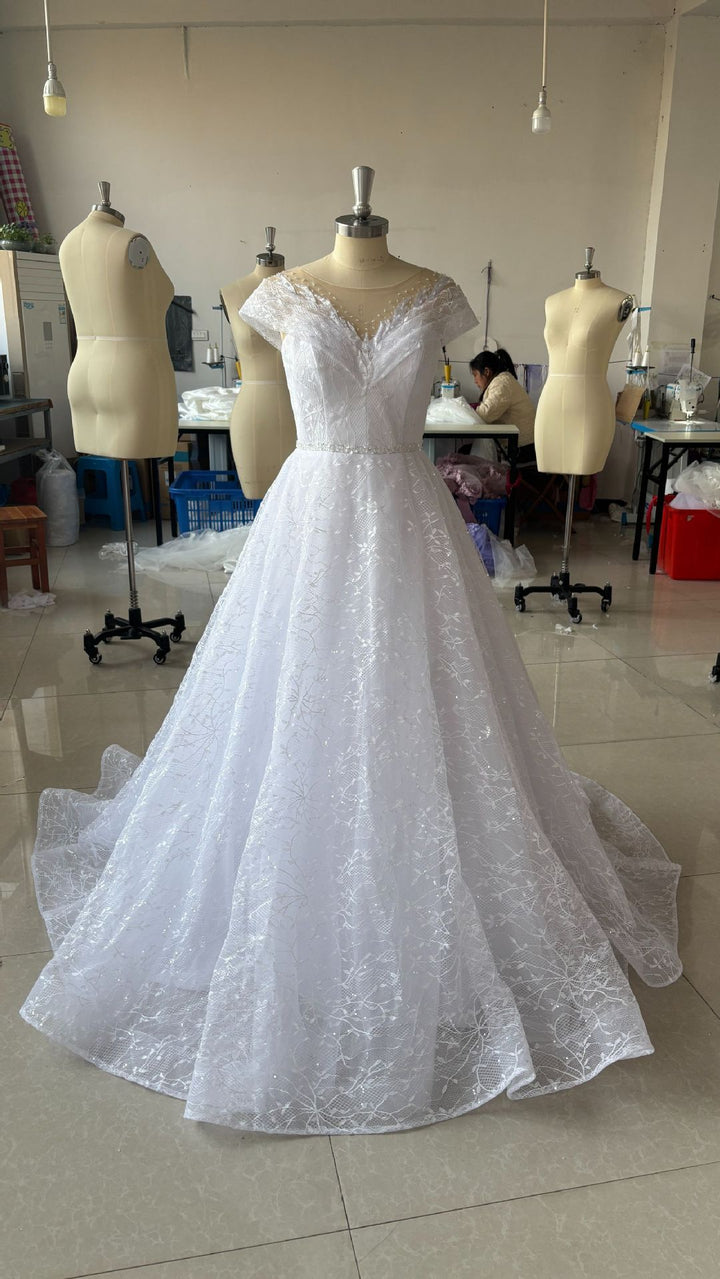 Elegant Sleeveless Long Dress for Women – Pure White or Ivory, Mid Waist, Plus Sizes Available