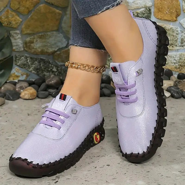 Plus Size Handmade Stitching Soft Bottom Shoes